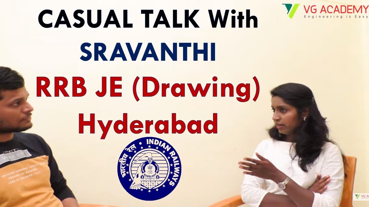 casual talk with sravanthi  |RRB JE drawing| Hyderabad
