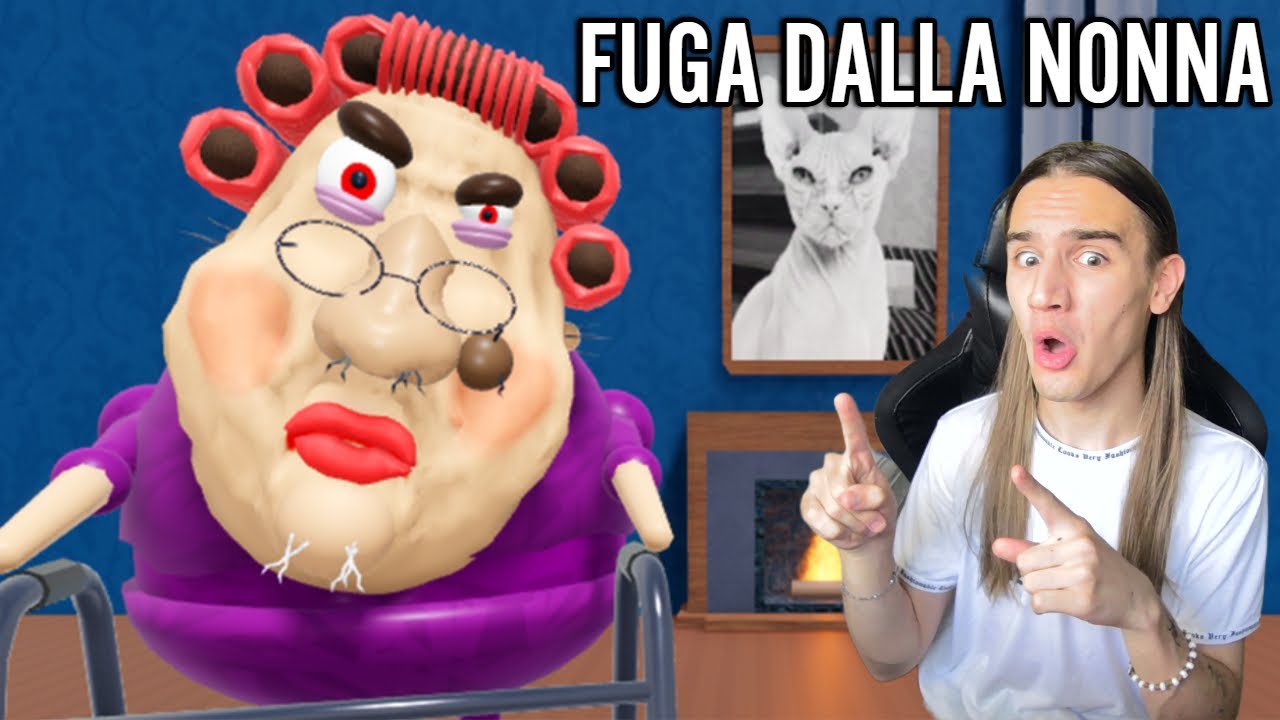 SCAPPO DALLA NONNA MALVAGIA SU ROBLOX!