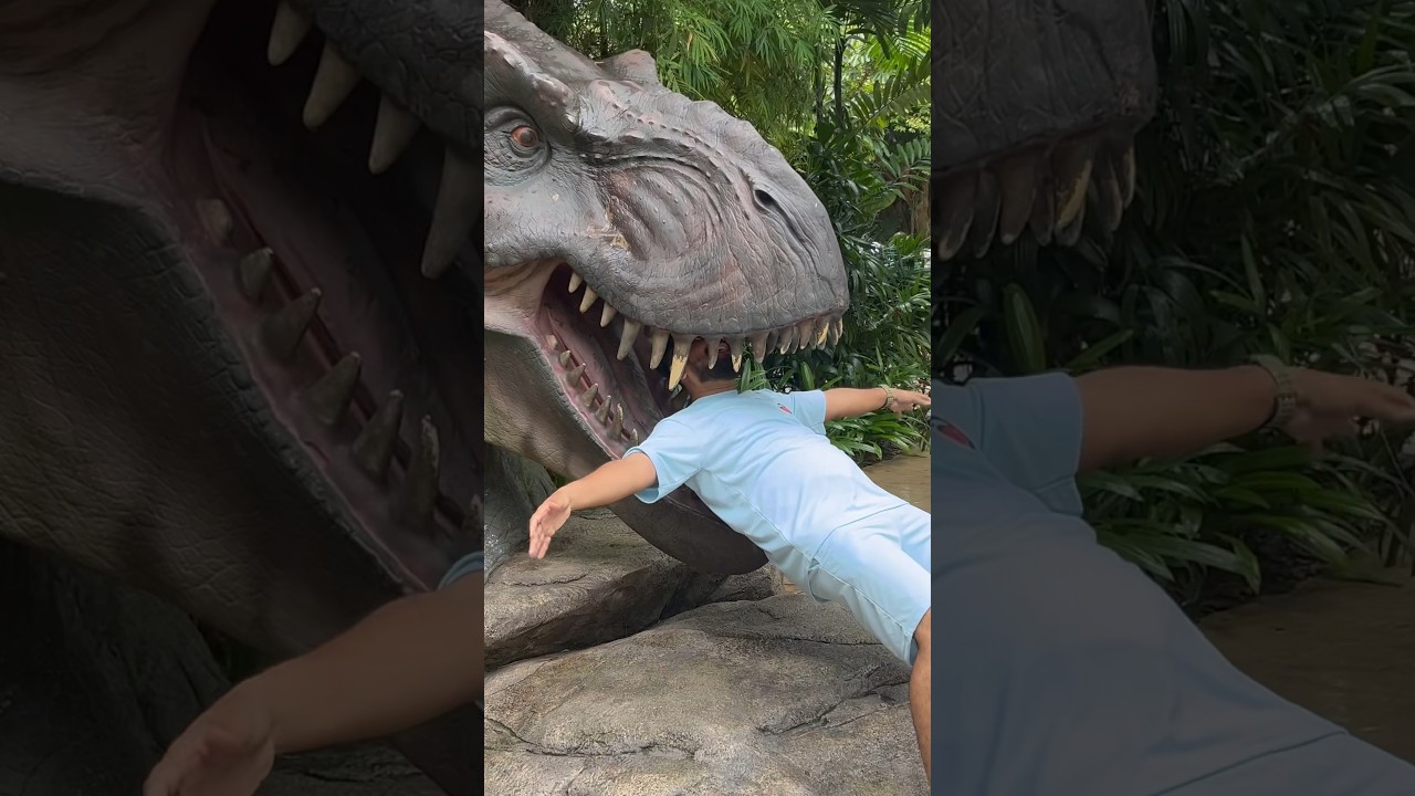 Jurassic Park Universal Studios Singapore 🇸🇬 #jurassicworld #universalstudios #singapore