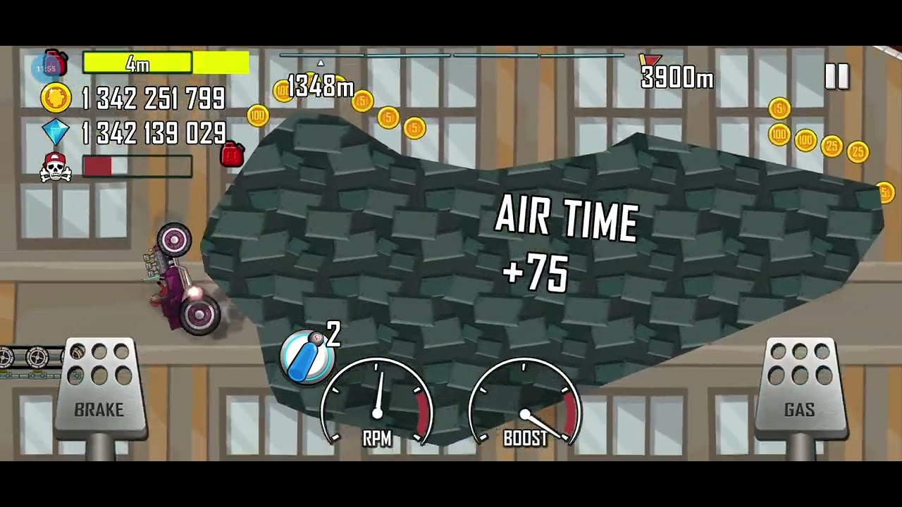 NEW GAMEPLAY VIDEO OF HILL CLIMB RACING 