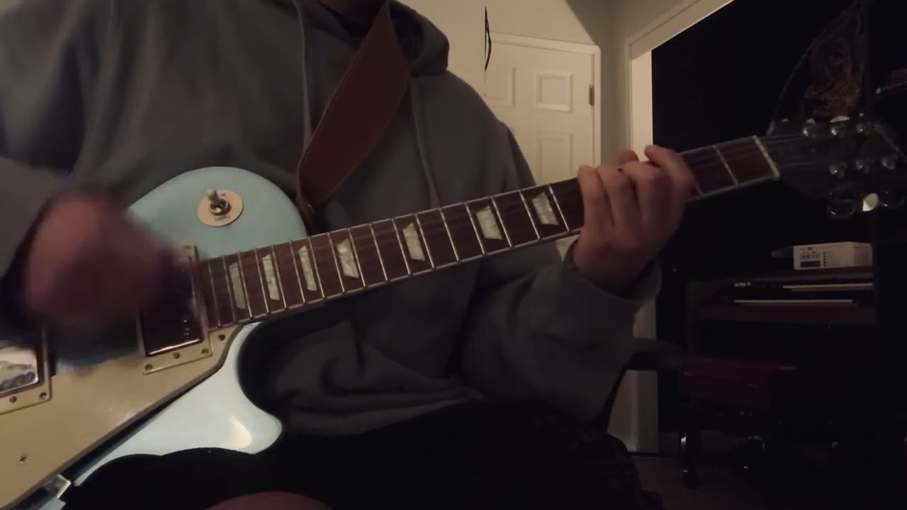 Broken E String Jam on Electric Guitar 