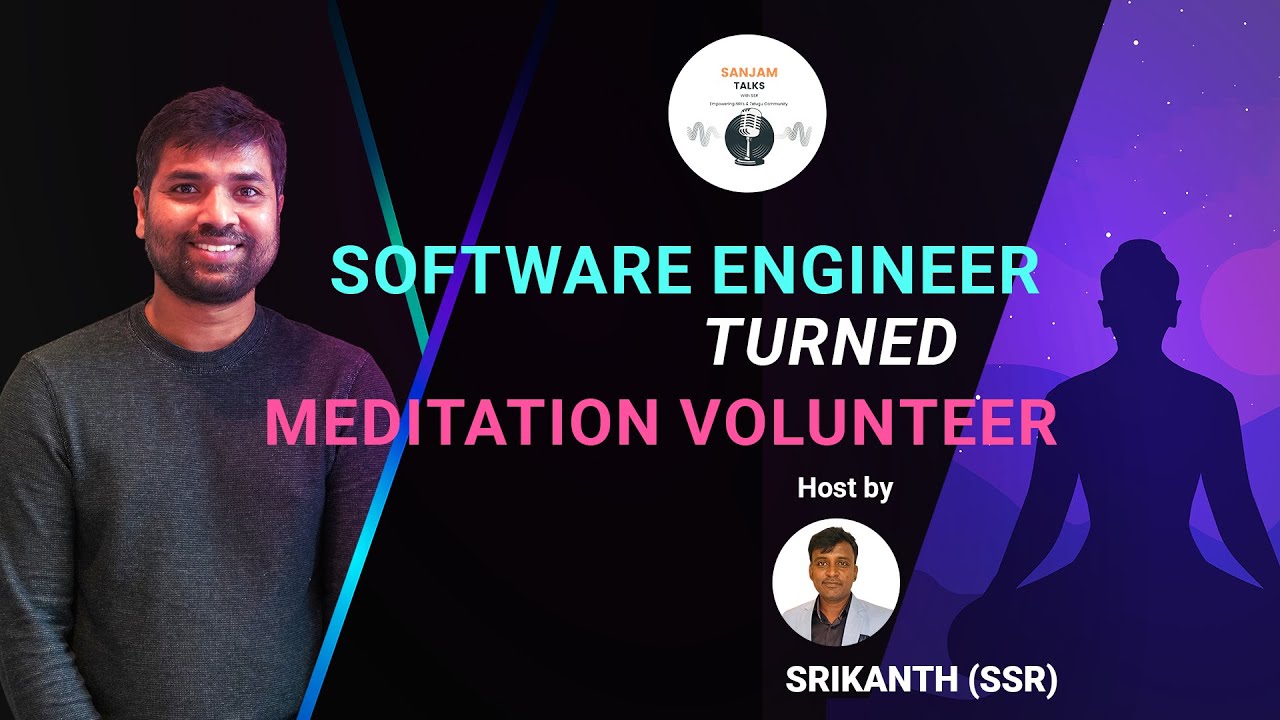 🎙️ NRI’s Meditation Journey | Tech Stress to Inner Peace | #sanjamtalks | Ep 03:Telugu Podcast
