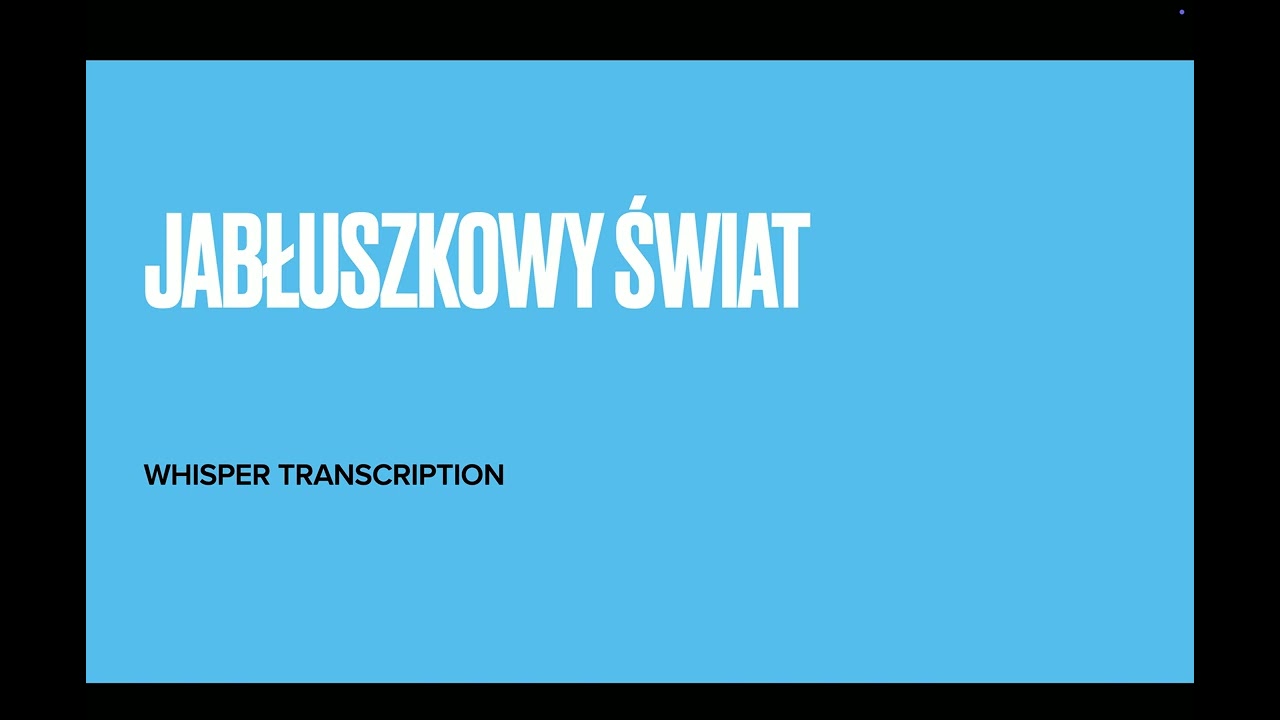 Aplikacja Whisper Transcription na iPhone