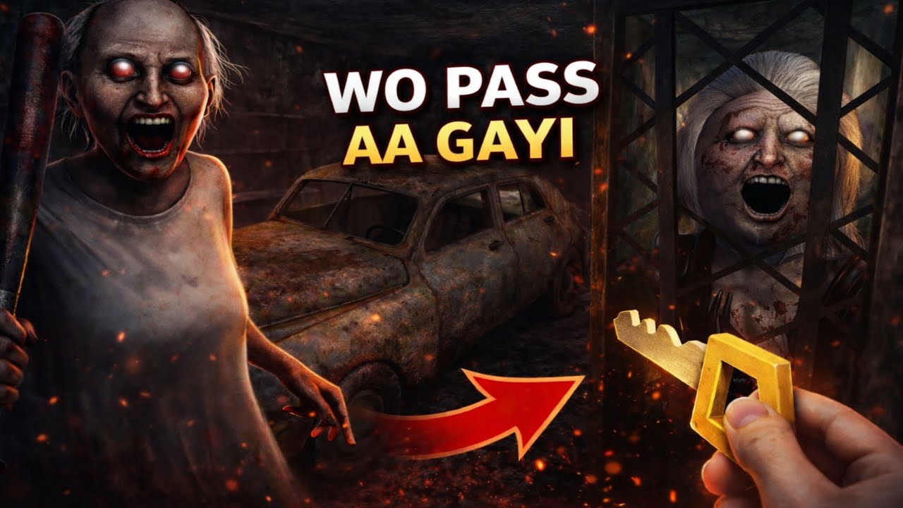 Car Start Karte Hi Granny Paas Aa Gayi 😰 | Horror Escape