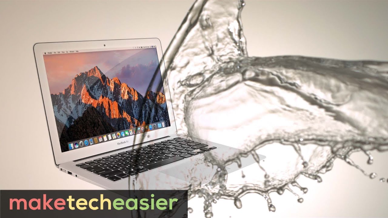 Пролили воду на MacBook? Как это исправить — БЫСТРО
