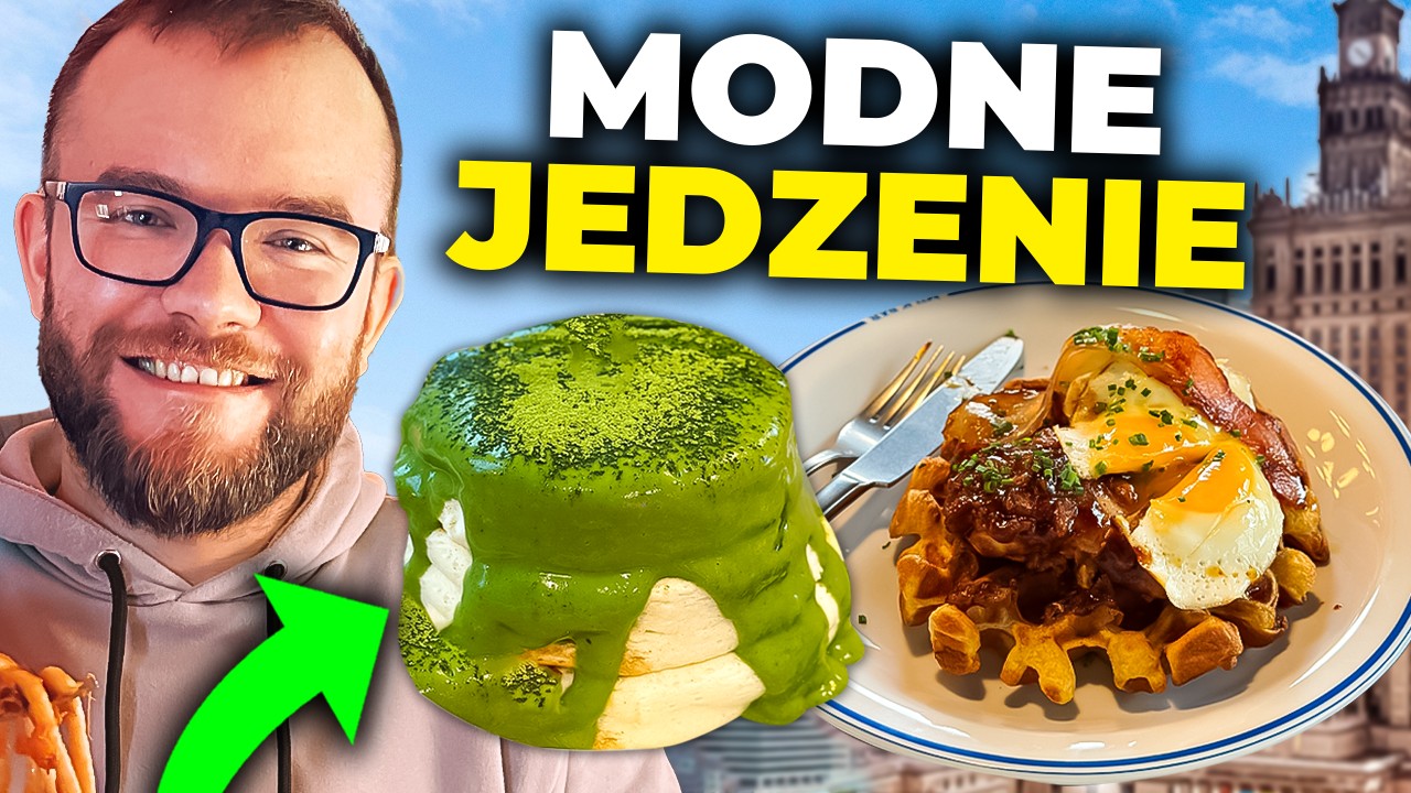 WARSZAWA: Popularne RESTAURACJE i JEDZENIE z Warszawy - makarony, naleśniki i śniadania GASTRO VLOG