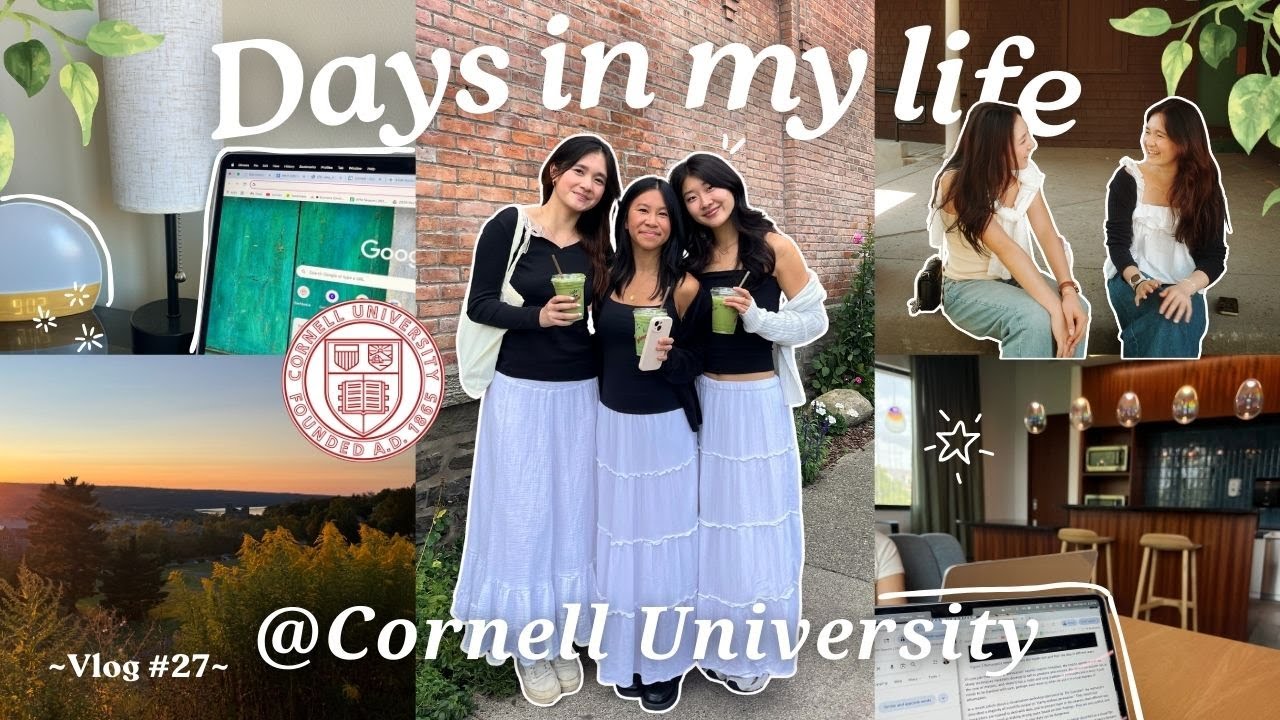 DAYS IN MY LIFE @ CORNELL 🧸 | productive days in my life, im soccer, er bbq, friends | {Junior Year}