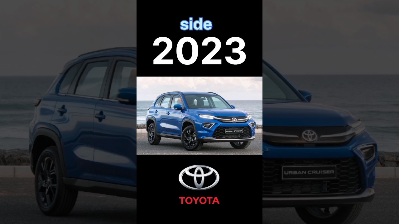 evolution of toyota urban cruiser (2020-2023) #shorts #viral #urban #cruiser #tranding