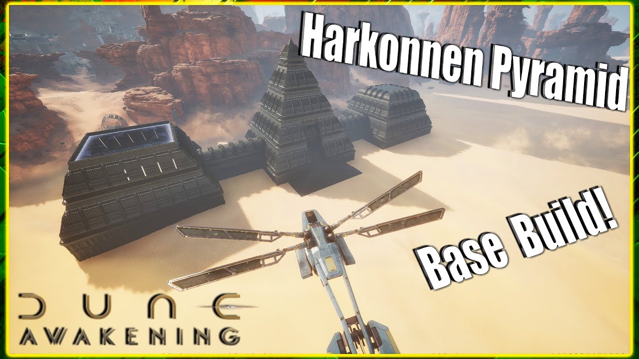My Harkonnen Pyramid Base | Dune Awakening Base Build