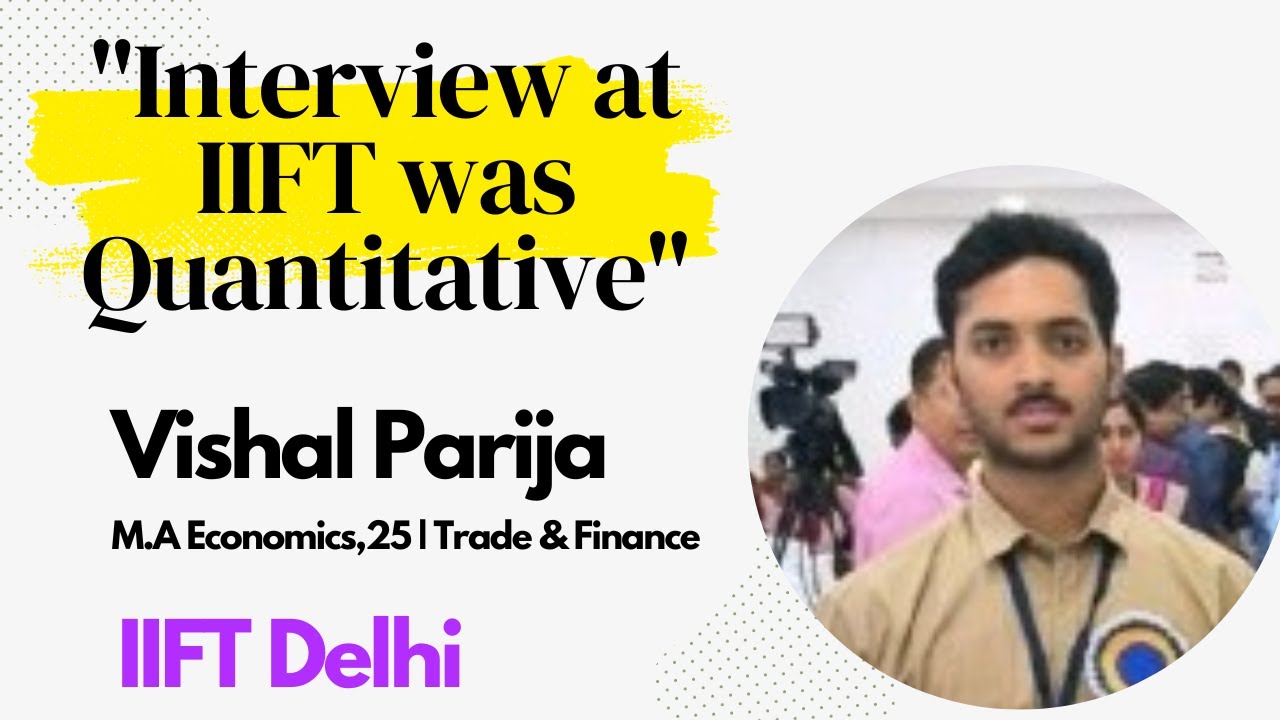 Vishal Parija | IIFT-Delhi '25, M.A Economics(Trade and Finance) | B.A Eco Hons., Utkal University