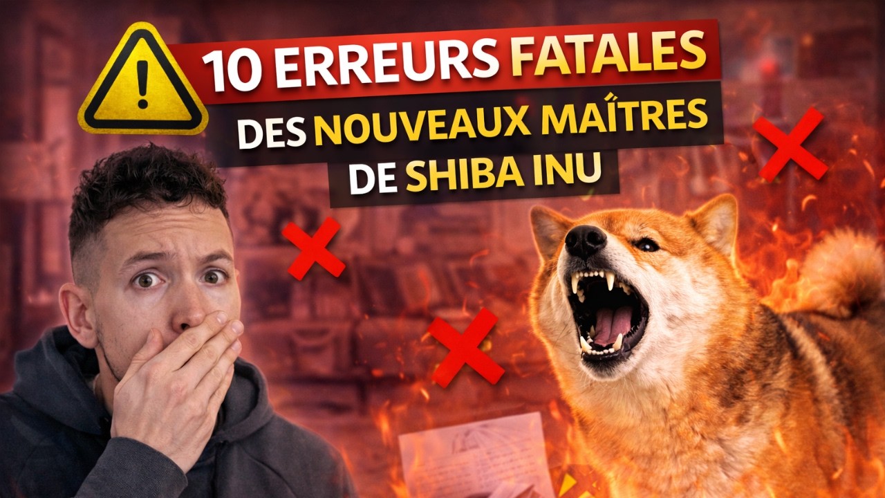 Les 10 ERREURS FATALES des nouveaux maîtres de Shiba Inu