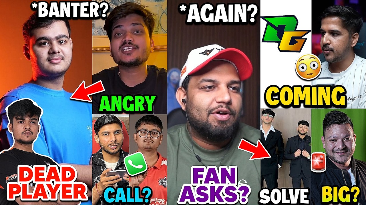 Legend Dead Player RNX Hasan Banters?🥶 TSG Ritik Angry Reply 😳 Jonty Gaming Replied on Pahadi?🤔