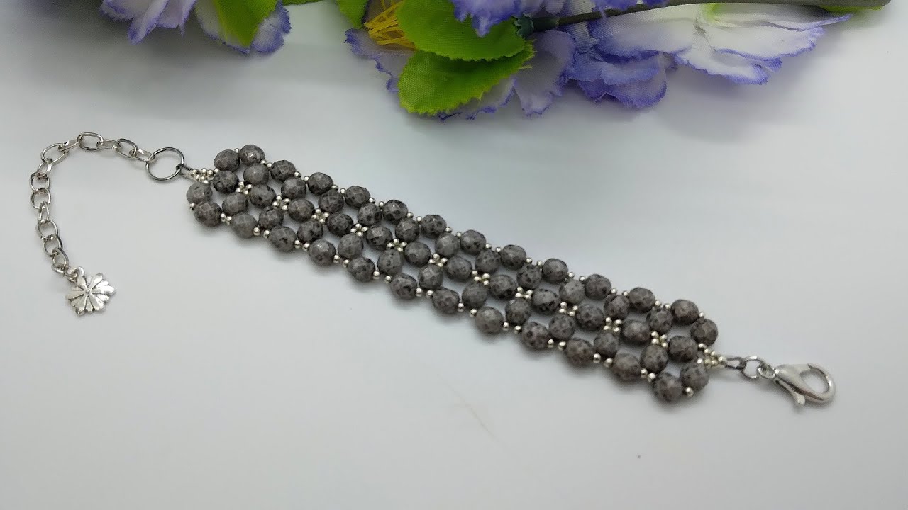 Multiple Row Right Angle Weave (RAW) Bracelet Tutorial