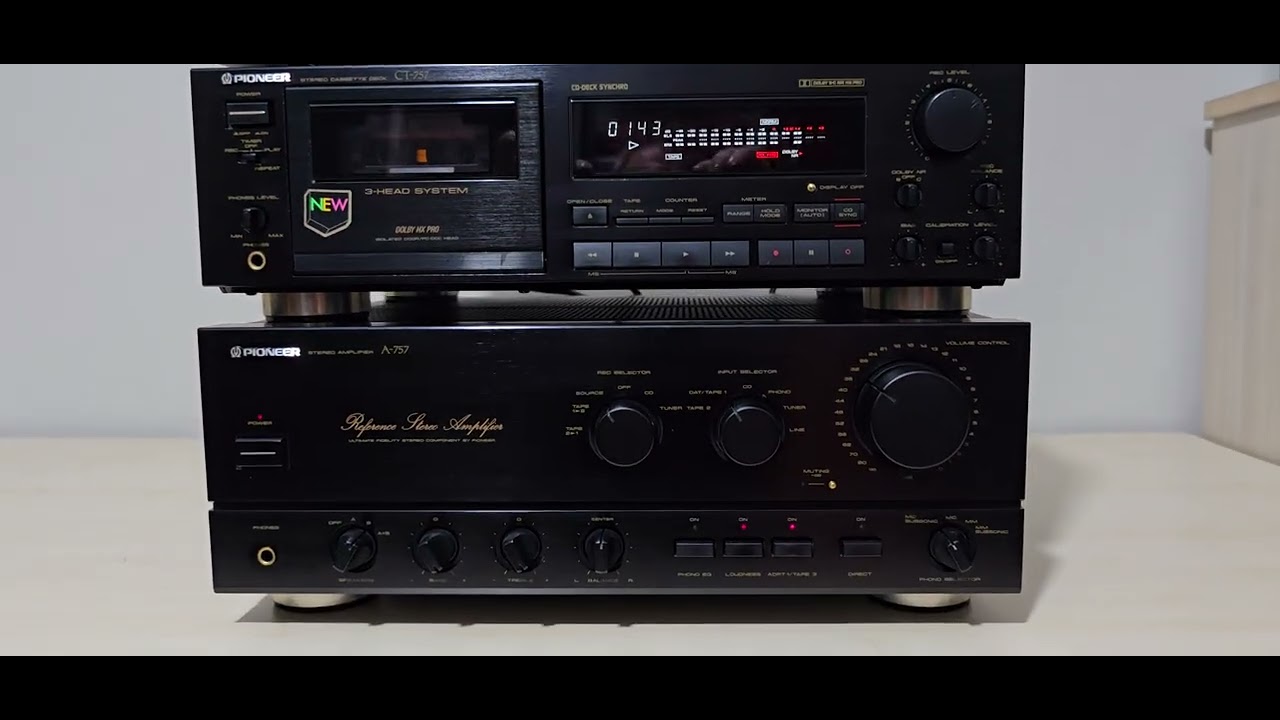 PIONEER A-757 & CT-757 & GR-555