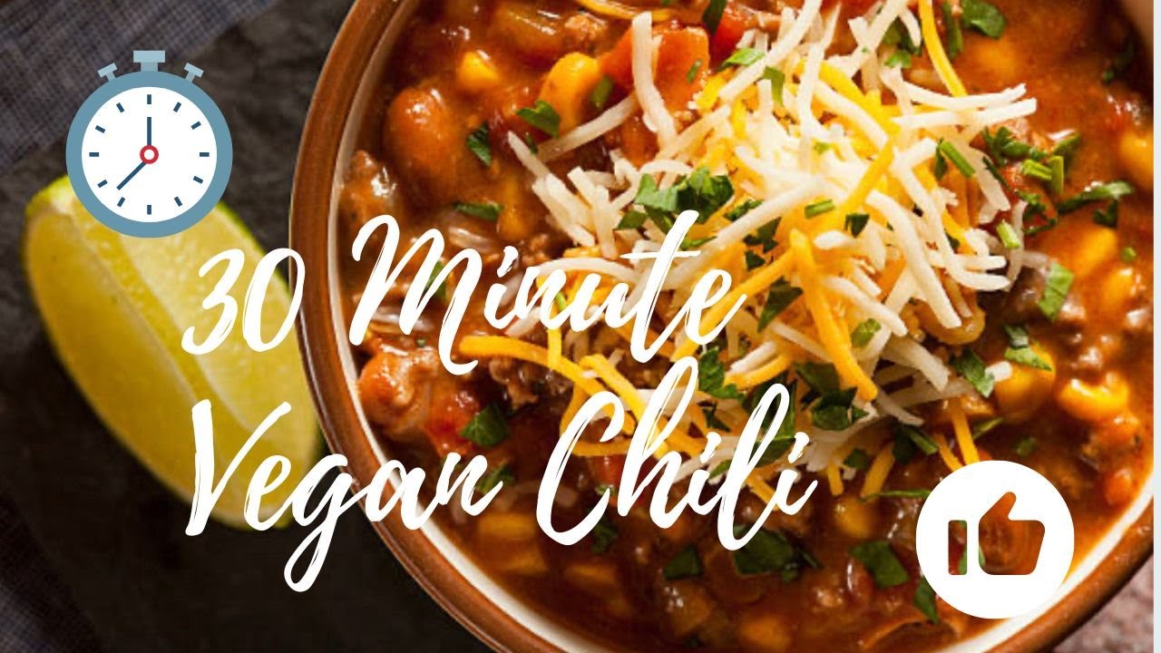 30 Minute Vegan Chili | My Vegan Kitchen Life | Cooking | Tasting |  Foodie Fun 🥹