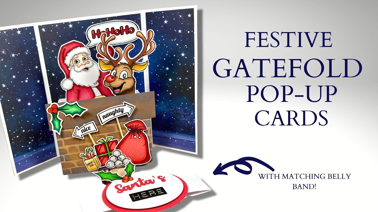 Gatefold POP-UP Cards | Festive card ideas!