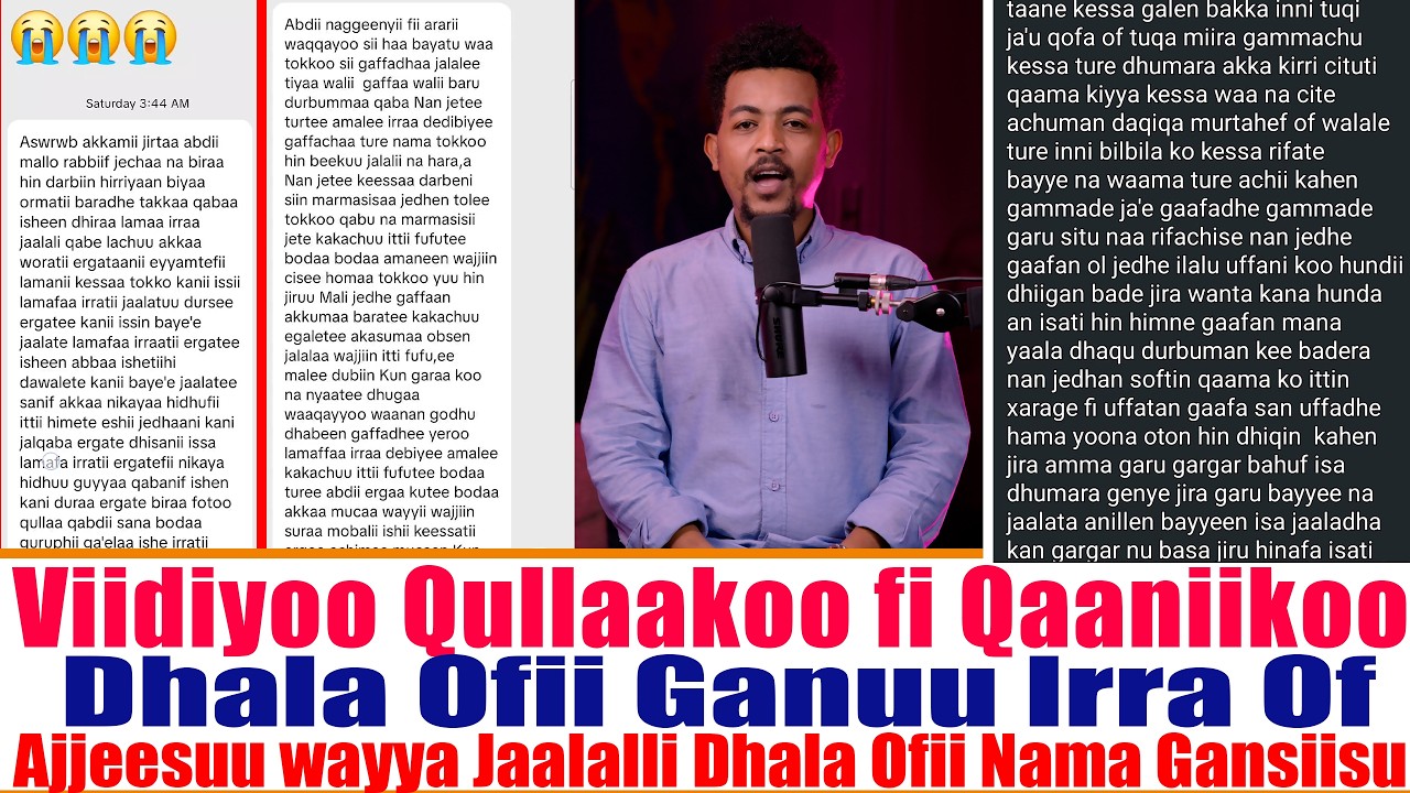 UTUU JAALALAA: Viidiyoo Qullaa fi Qaanii Episode 1, February 14 Abdi Mekamu @A3multimediastudio