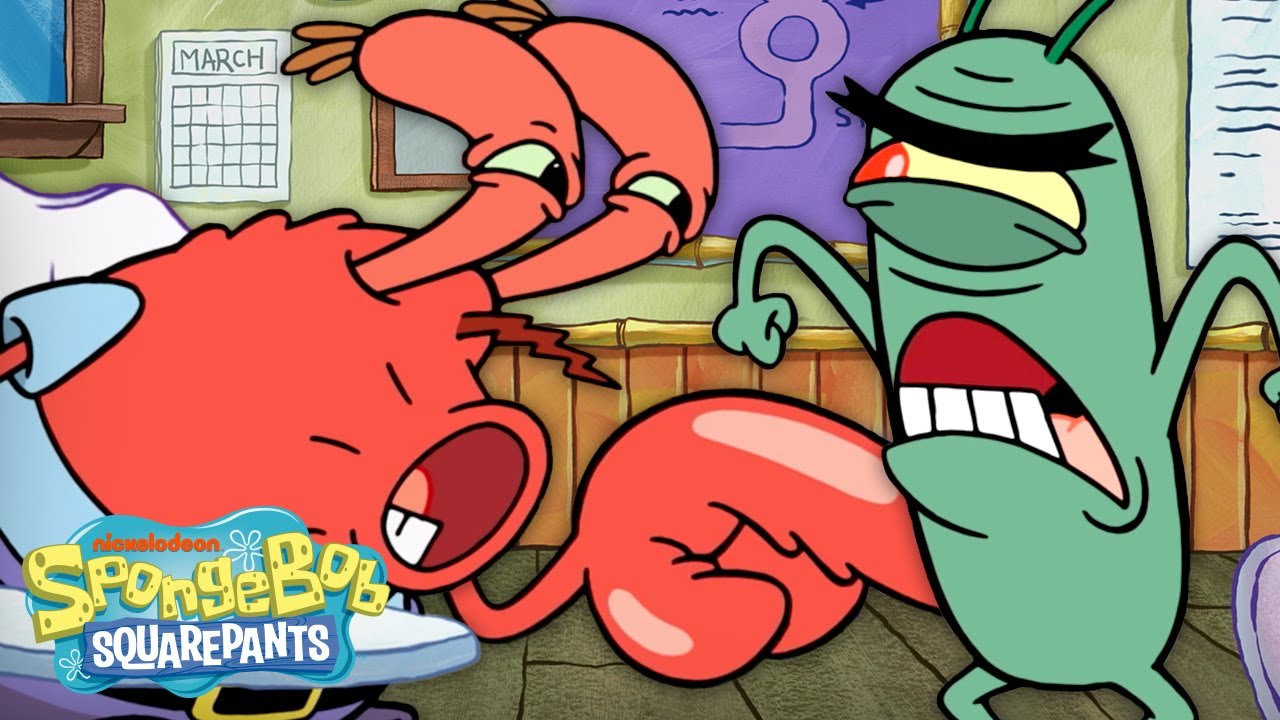 Mr. Krabs & Plankton in Boating School 🚤 | 