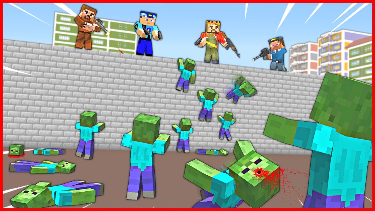 ZOMBİLER ŞEHRE SALDIRIYOR! 😱 - Minecraft