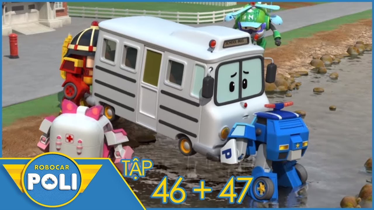 Robocar POLI - POLI Và Các Bạn 2 Tập (46+47): Đội Xe Biến Hình | Phim Hoạt Hình Hay Đặc Sắc