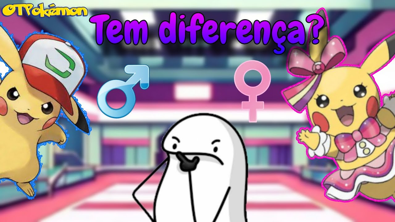 Ot Pokemon- Qual a diferença entre pokemon Macho e Fêmea