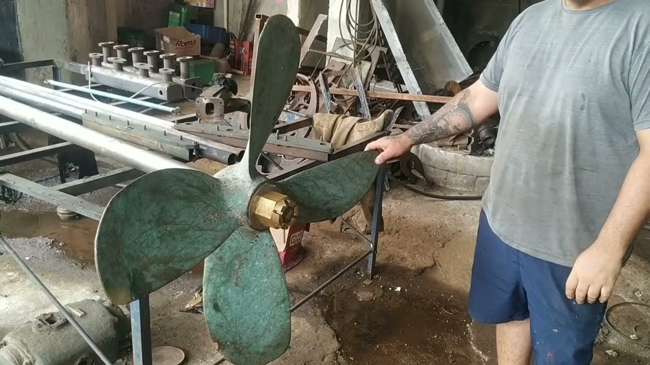 eixo propulsor completo para traineira