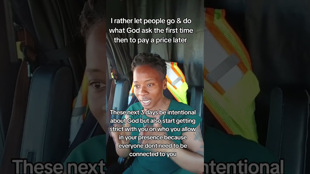Doing what God ask the first no matter how it make others feel