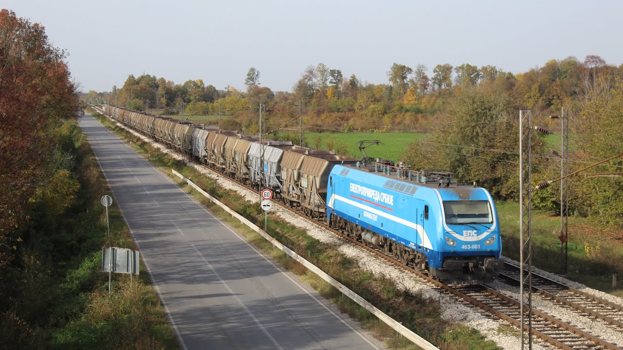 TPP Nikola Tesla (TENT) freight traffic - Seen at Vreoci & Liso Polje - 24/10/22