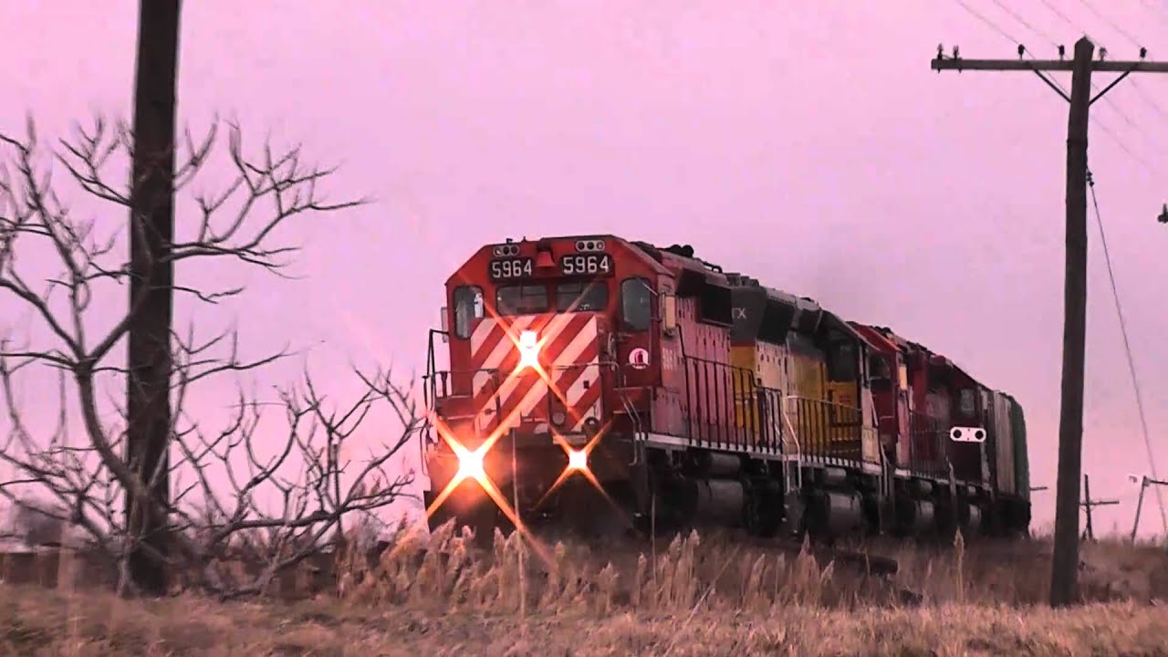 CP 423 west thru Tilbury. Jan 4 2011