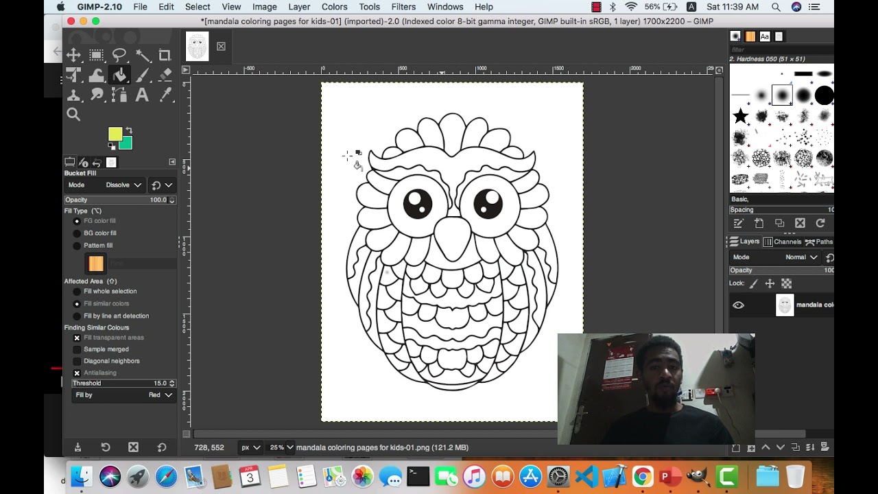 How to Fix Paint Brush Color Not Working in GIMP&nbsp;2.10.24&nbsp;(2021)