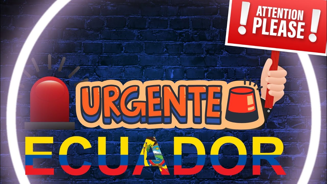 Urgente Ecuador siempre recordar para no volver a mismo Error
