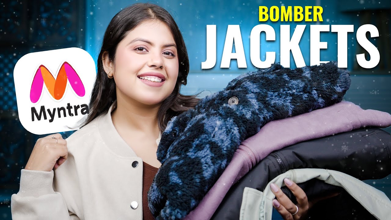 Myntra Bomber Jackets for Women | Glitchez, HRX, Fort Collins Jacket Haul 2026 By Priya Pandey