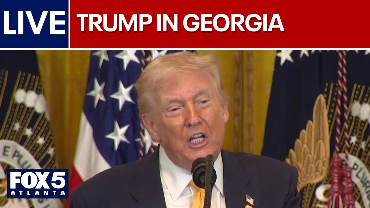 LIVE: President Trump to speak in Georgia
