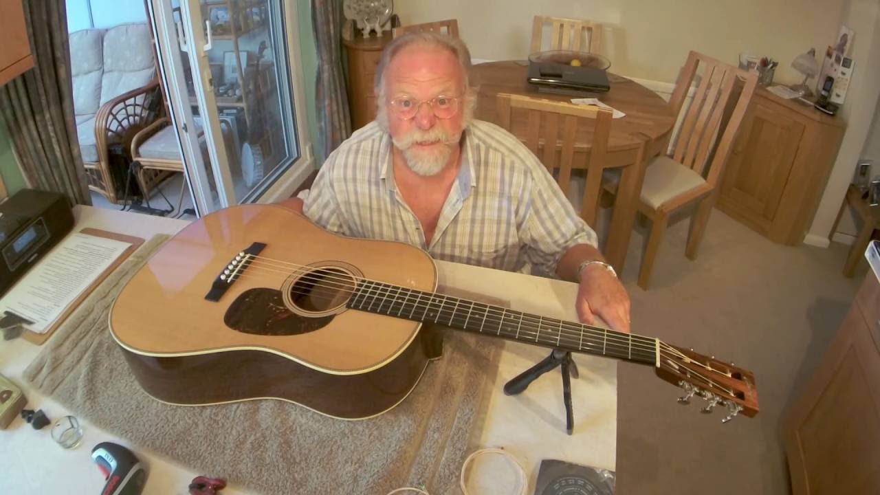 Re-stringing methodology - for slotted headstock guitars