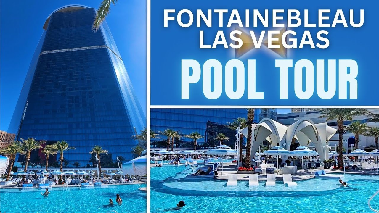 Fontainebleau Pool Walkaround Tour | Las Vegas 2025