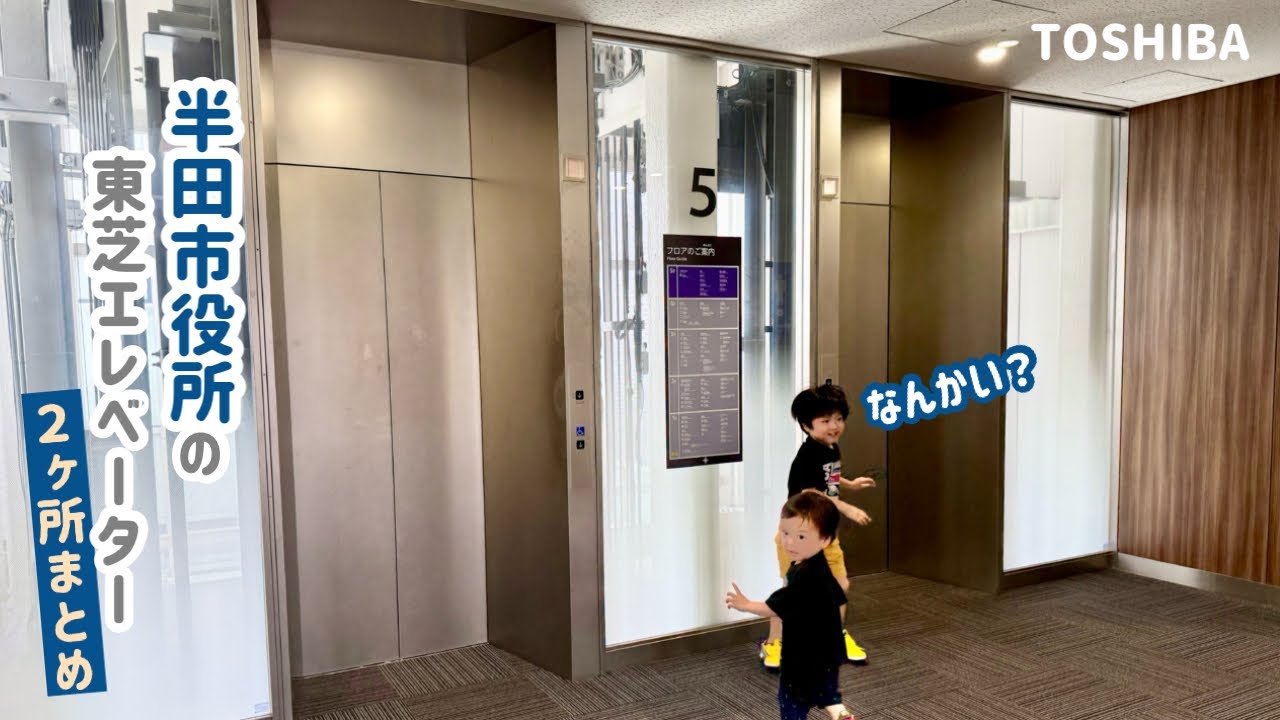 【483日目】半田市役所のエレベーター（2ヶ所まとめ）（東芝製）