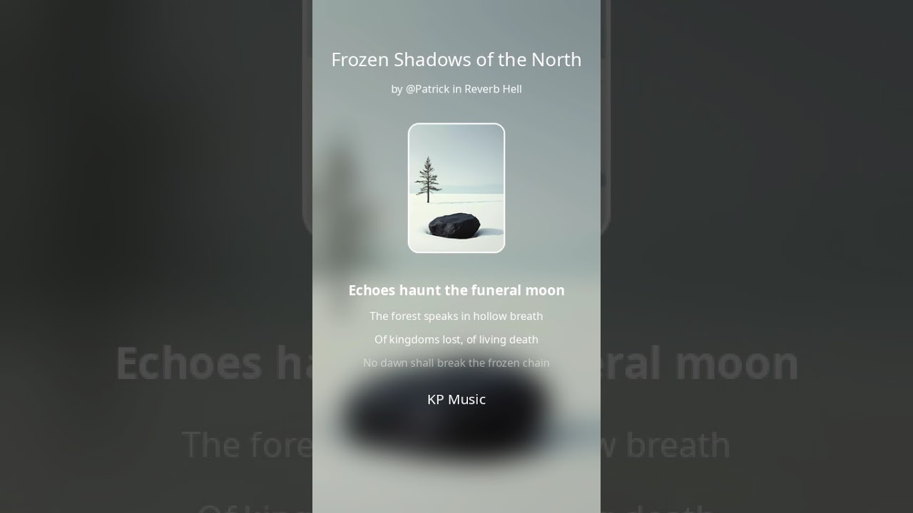 Frozen Shadows of the North – Funeral Doom Metal | Atmospheric & Crushing