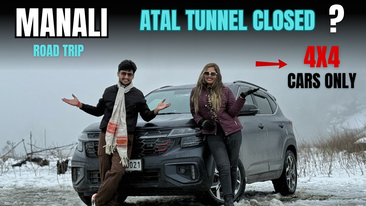 Police Stopped Us 😳 | Manali to Solang Valley Road Trip 🚗 | Himachal Vlog