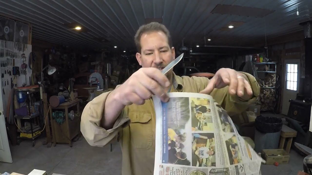 opinel edge tests toothy vs polished 9 touching up the edges