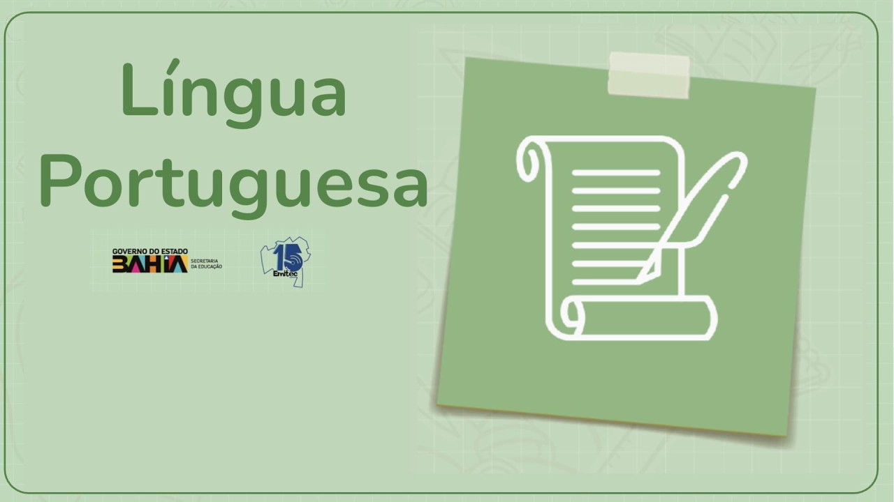 AULA DE LÍNGUA PORTUGUESA 12/03/2026 1ª SÉRIE MATUTINO