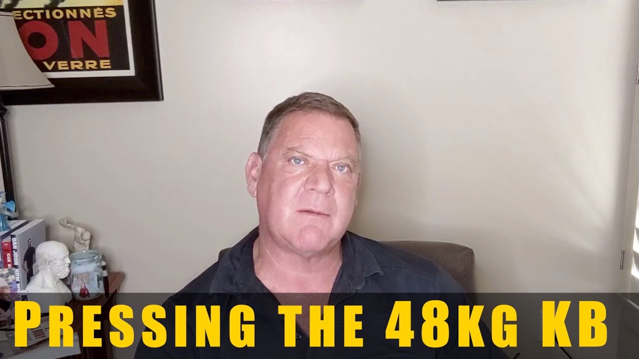 Pressing the 48kg Bell