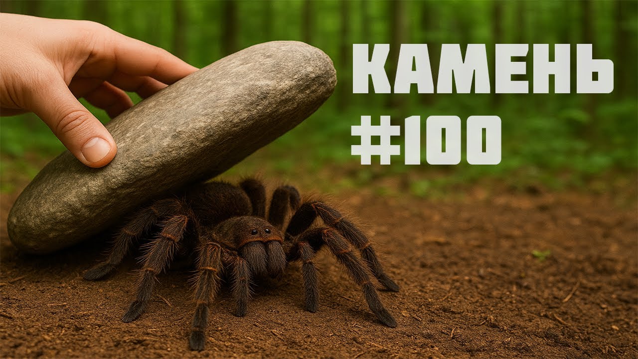Я перевернул 100 камней в лесу и то что я там обнаружил...