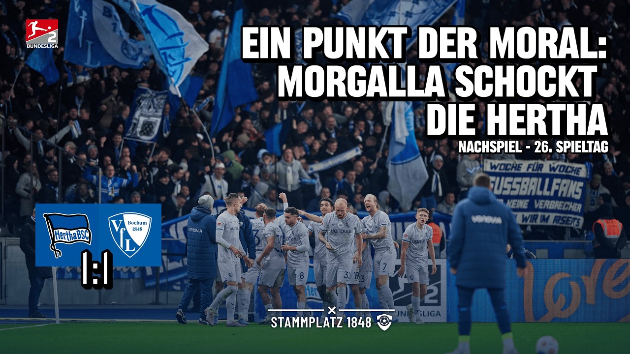 MORGALLA SCHOCKT DIE HERTHA! 😱 Hertha BSC - VfL Bochum 1:1