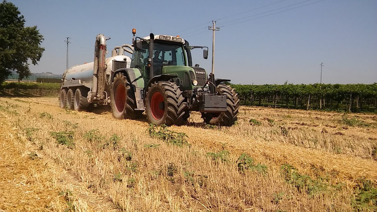 Interramento Liquame 2016 - Fendt 716 Vario + Visini Mega 16