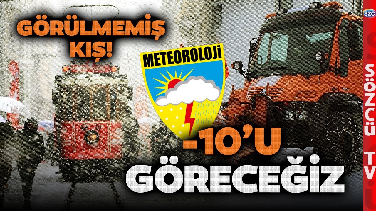 T&uuml;rkiye Buz Tutacak! Daha &Ouml;nce Hi&ccedil; G&ouml;r&uuml;lmemiş Kış Geliyor! Meteoroloji Uyardı