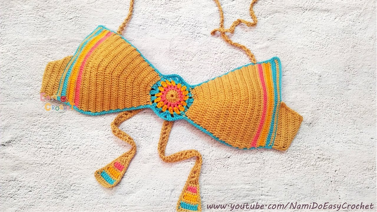 Easy Crochet for Summer: Crochet Bikini Top #08