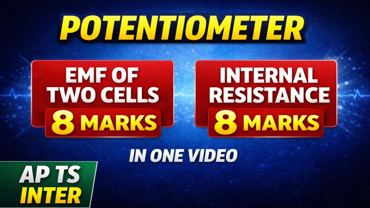 Potentiometer – 2 Important 8 Marks Questions | AP TS Inter Physics