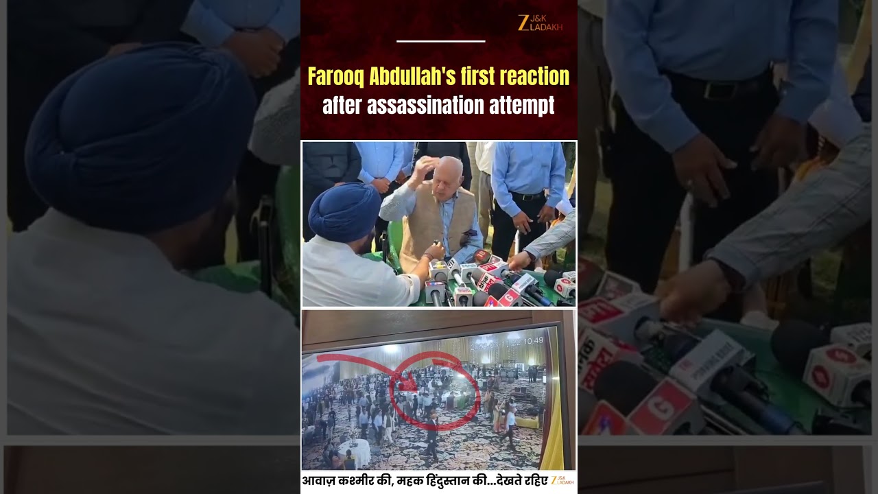 'God saved me': Farooq Abdullah's first reaction after assassination bid at wedding in Jammu