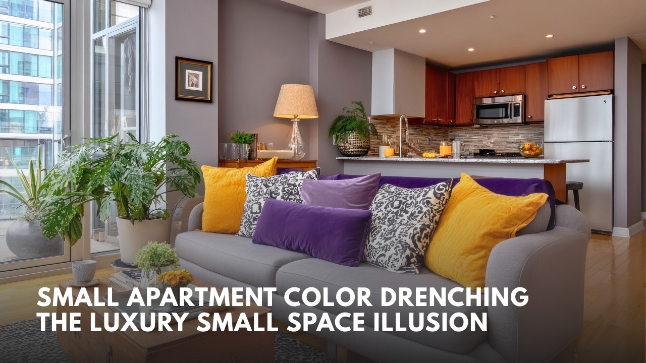 Small Apartment Color Drenching The Secret to Making Your Space Feel Limitless