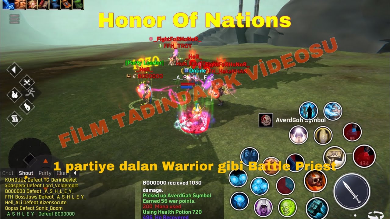 Honor Of Nations - ASHLEY Battle Priest İle Vitesi Yükseltiyoruz ! Pk Movie VOL.5